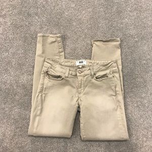 PAIGE Khaki Skyline Ankle Peg 29 Skinny Jeans EUC